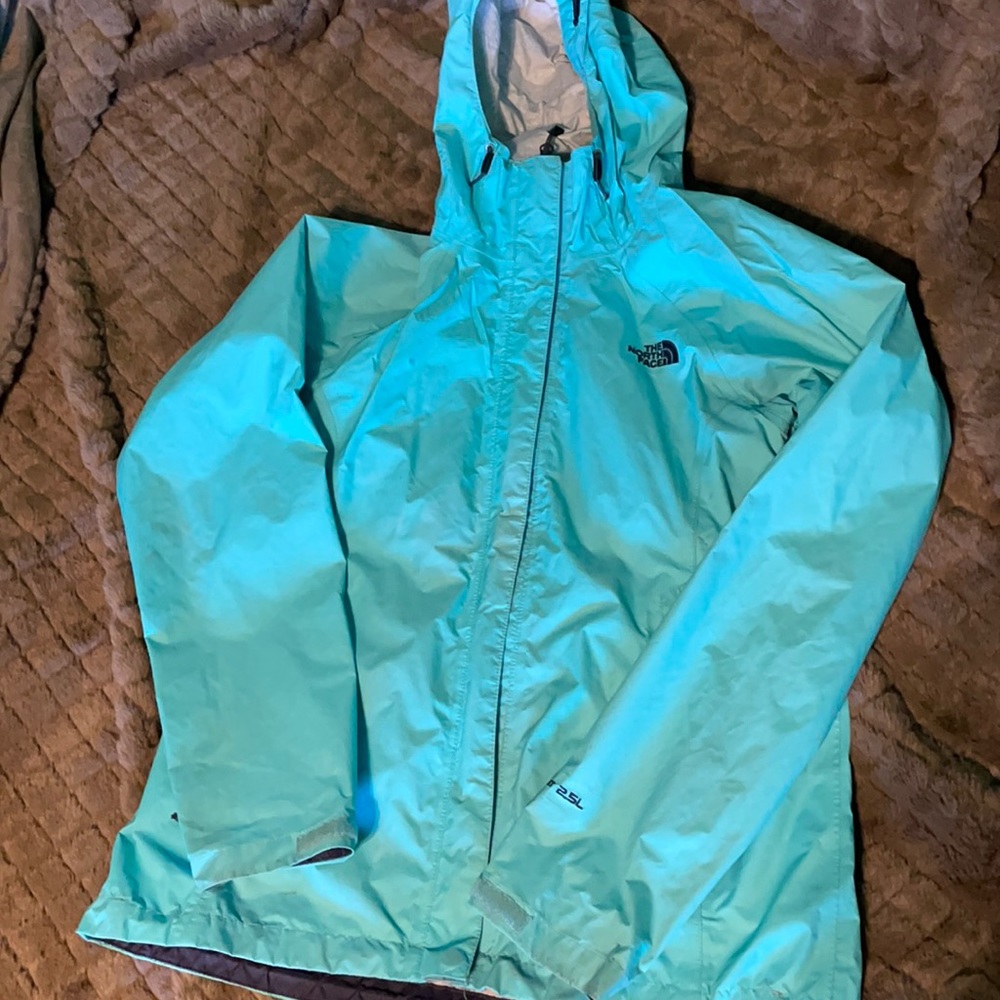North Face rain coat